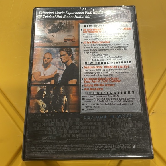 NWT- The Fast And The Furious AND 2 Fast 2 Furious 🚙Bundle and save🚙 - Picture 3 of 7